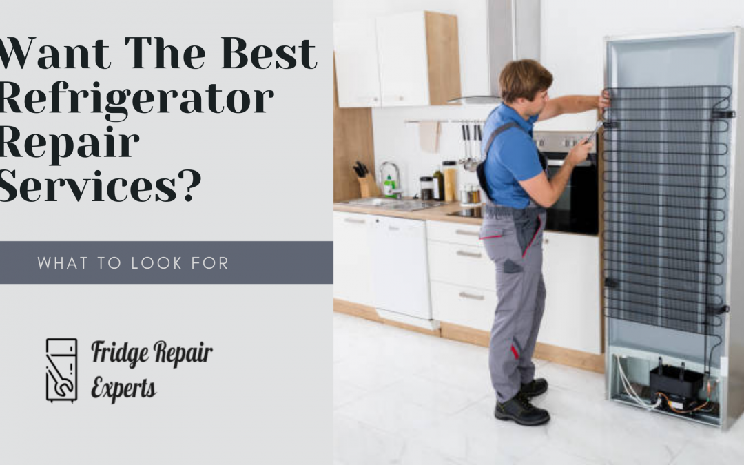 What To Look For If You Want The Best Refrigerator Repair Services?