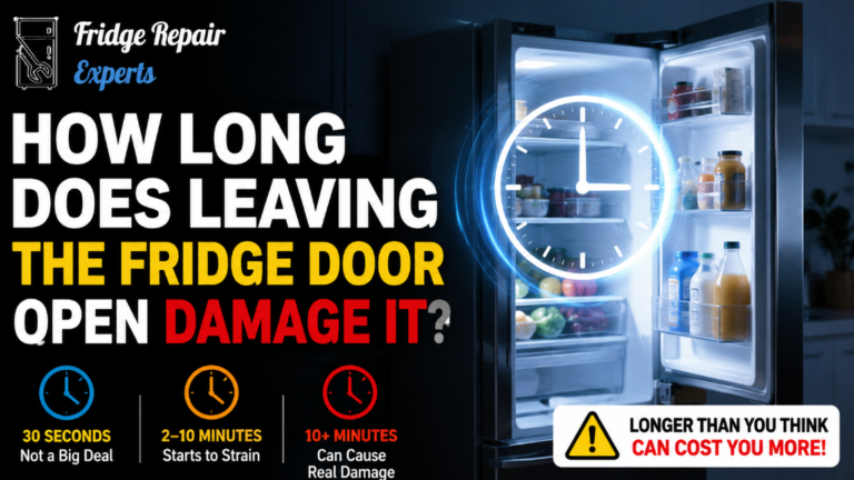 How Long Does Leaving the Fridge Door Open Damage It?