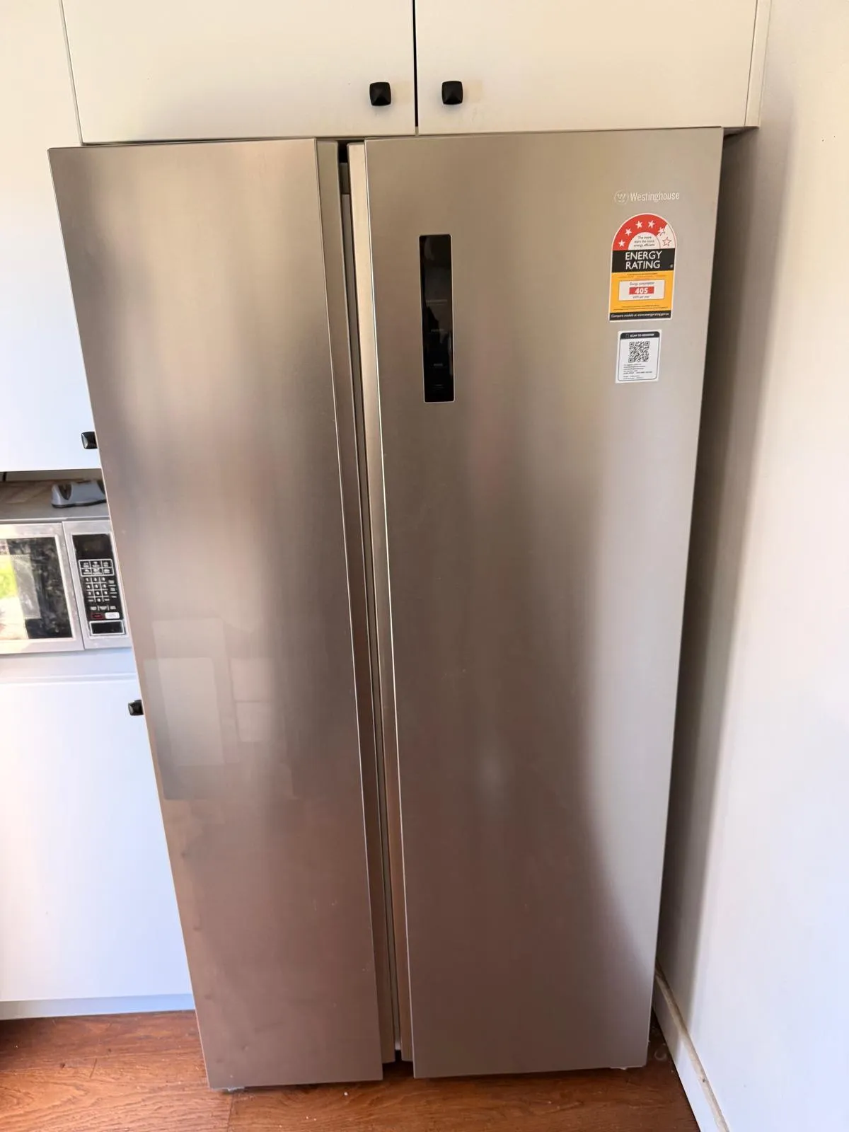 Fridge repair in progress